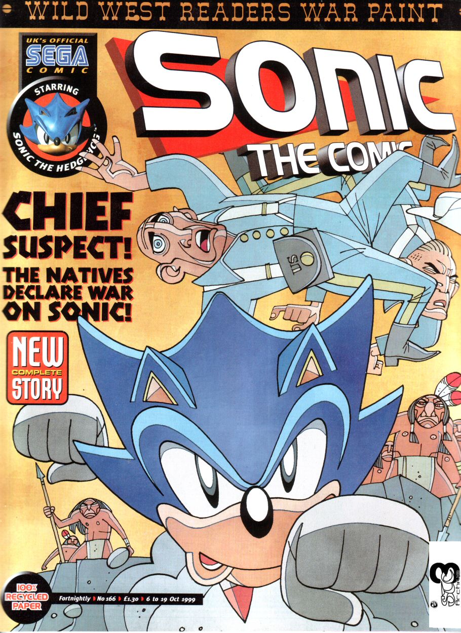 Sonic - The Comic Issue No. 166 Comic cover page